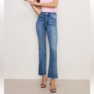 Good American Soft Tech Good Curve Straight Jeans